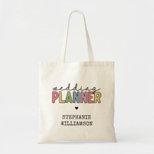 Custom Wedding Planner Event Planner Tote Bag