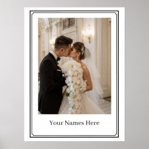 Custom Wedding Potrait Poster