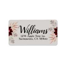 Custom Wedding Return Address Labels