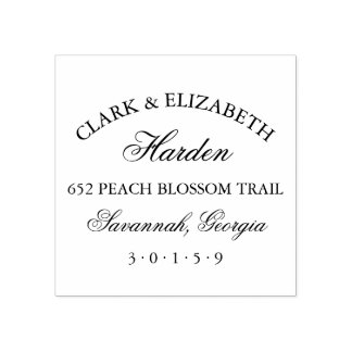 Custom Wedding Return Address Stamp