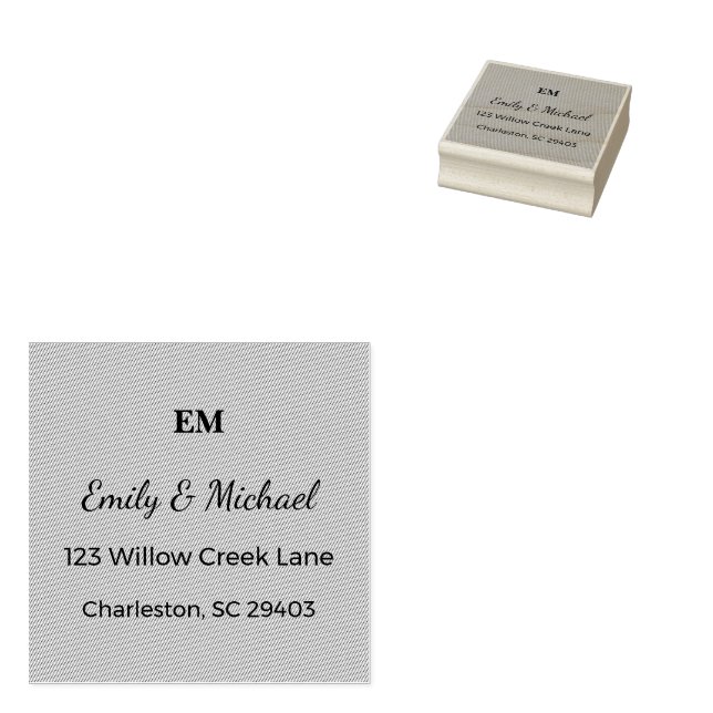 Custom Wedding Stamp | Romantic Mail Keepsake (Stamped)