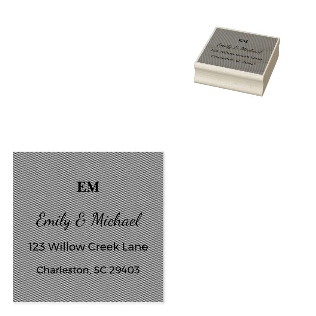 Custom Wedding Stamp | Romantic Mail Keepsake (Stamped)