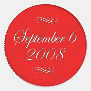 Custom Wedding Stickers for Gift Bags