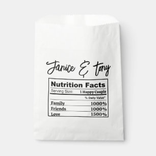 Custom Wedding Thank You Bridal Shower Bachlorette Favour Bag