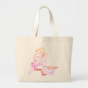 Custom Wedding Tote Bag – Personalised