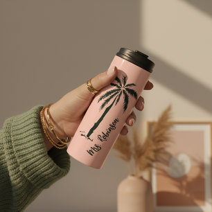 Custom Wedding Tumbler for Newlywed Bride & Groom