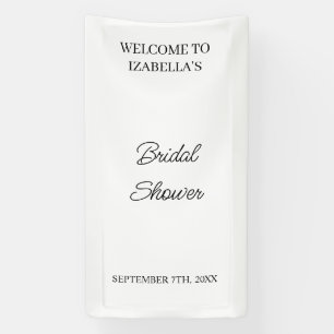 Custom Wedding Welcome Bridal Shower Engaged Banner