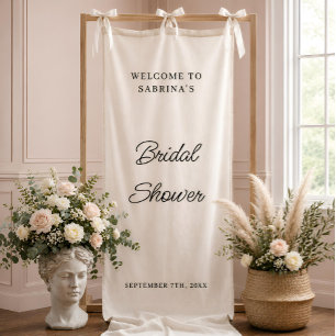 Custom Wedding Welcome Bridal Shower Engaged Banner