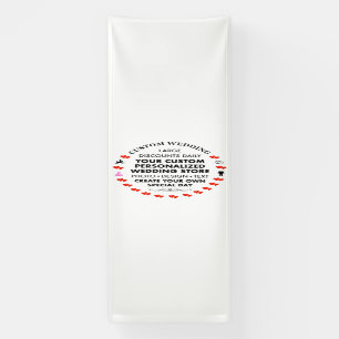 Custom Wedding Welcome Sign 10' x 4' Vinyl Banner