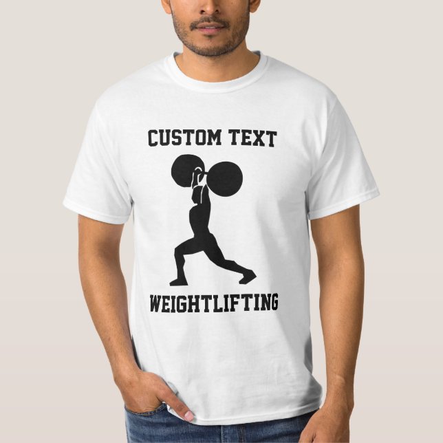 Custom Weightlifting T-Shirt (Front)