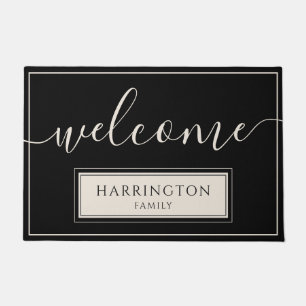 Custom Welcome Family Name Doormat