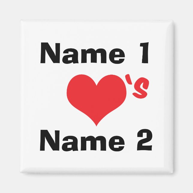 Custom We're In Love Magnet (Front)