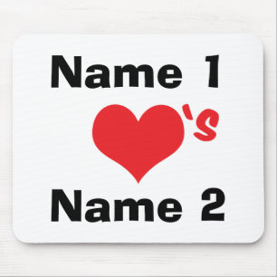 Custom We're In Love Mouse Pad