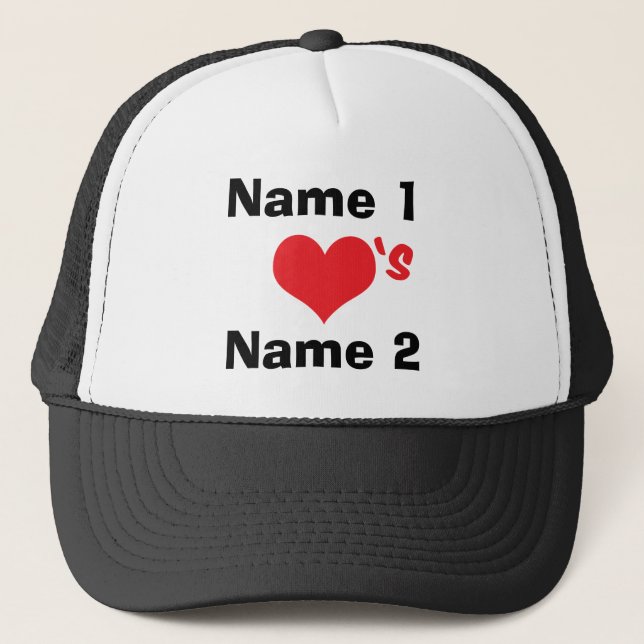 Custom We're In Love Trucker Hat (Front)