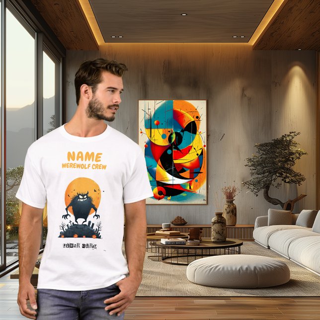 Custom Werewolf Crew Halloween Shirt (Creator Uploaded)