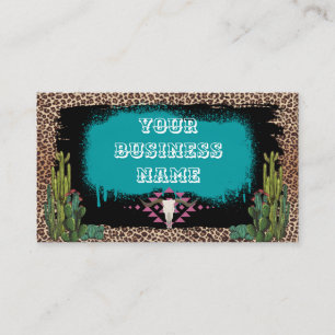 Custom Western Business Card