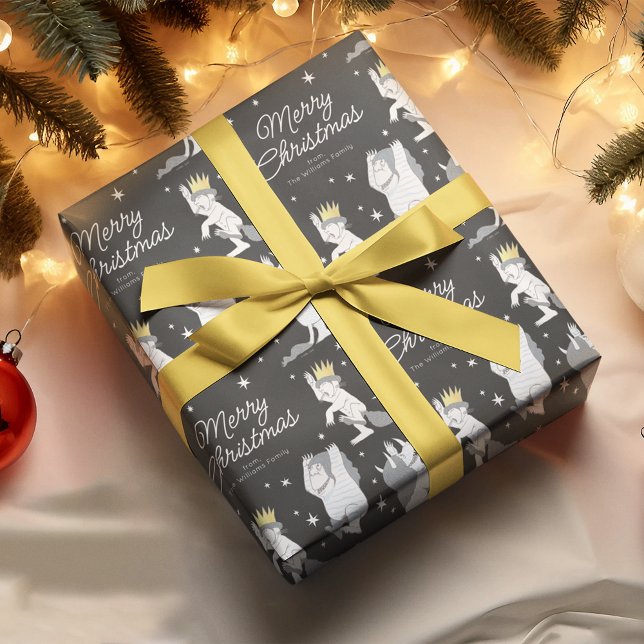 Custom Where the Wild Things Are Christmas Wrapping Paper (Wrapped gift)