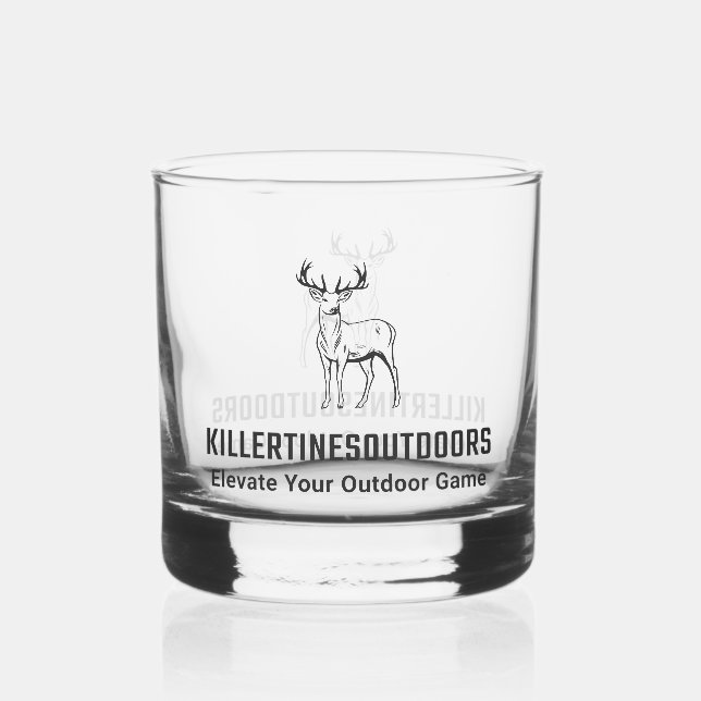 Custom whiskey glass (Front)