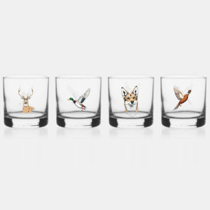 Custom whiskey glass set