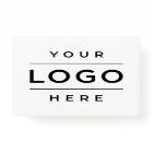 Custom White Business Logo Company Branded