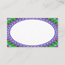 Custom White Centre B2 Business Cards