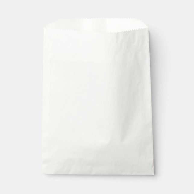 Custom White Favour Bag (Front)