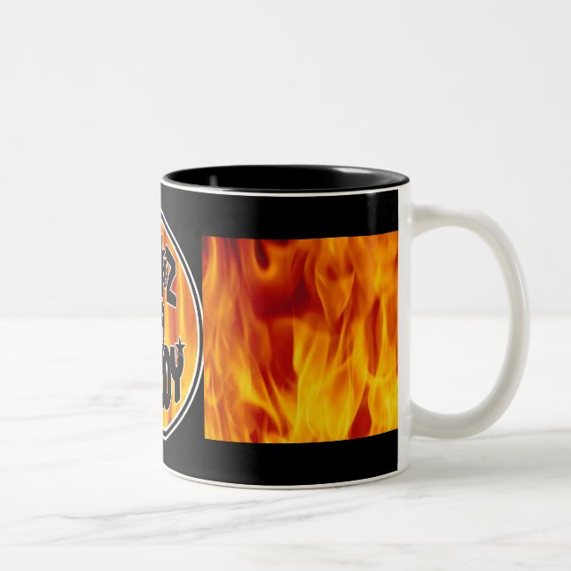 CUSTOM WHOZ YA DADDY MUG! Two-Tone COFFEE MUG (Right)