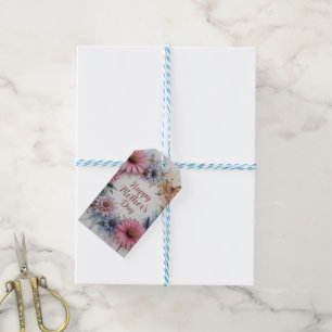 Custom WildFlowers Happy Mother's Day Gift Tags