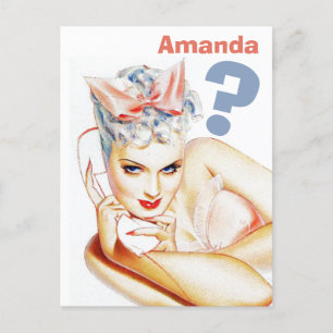 Custom will you be my bridesmaid? invitation postcard