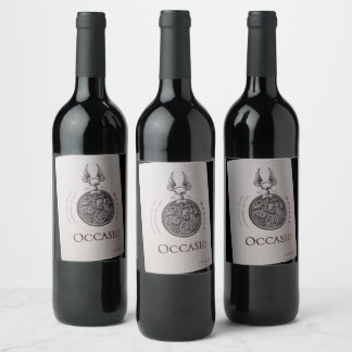 Custom Wine Bottle Label 