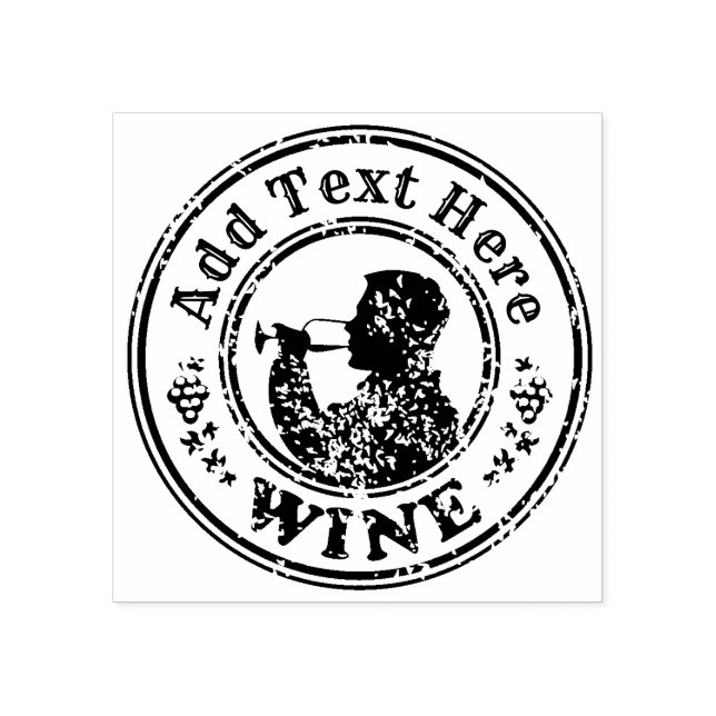 Custom Wine Tasting Ink Stamp (Imprint)