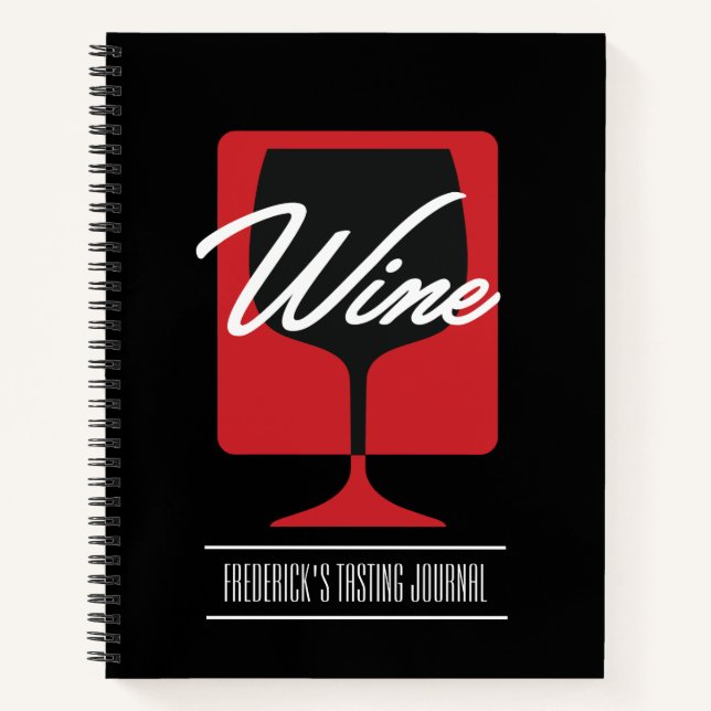 Custom Wine Tasting Journal (Front)