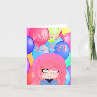 Custom Wingz Lillanna Birthday Card