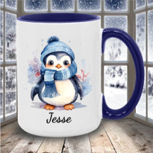 Custom Winter Penguin