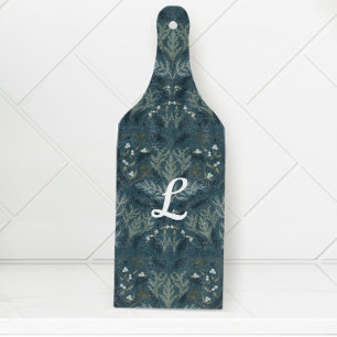 Custom Winter Plants Botanical charcuterie Cutting Board