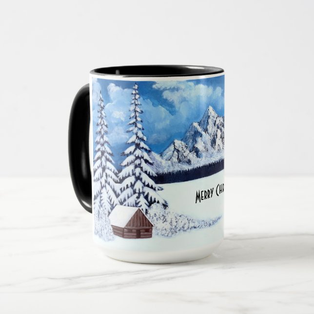 Custom Winter Wonder Mug (Front Left)