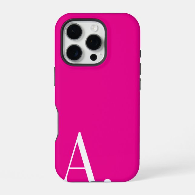 Custom with Initial Name iPhone Case (Back)