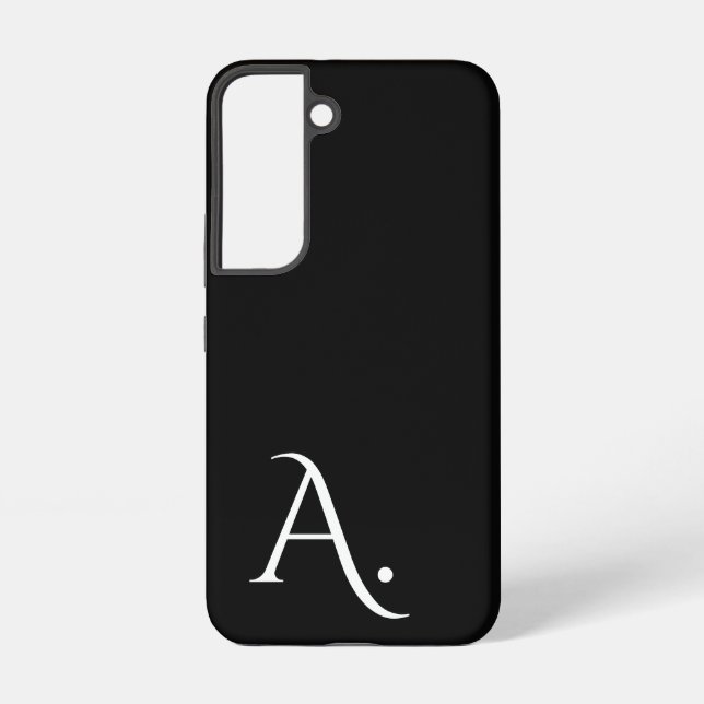 Custom with Initial Name Samsung Galaxy S22 Case (Back)