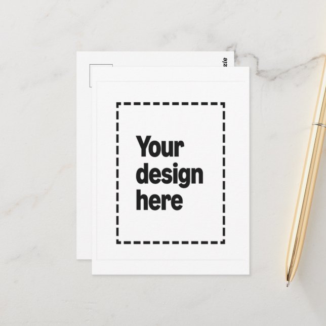 Custom with Your Image Postcard (Front/Back In Situ)