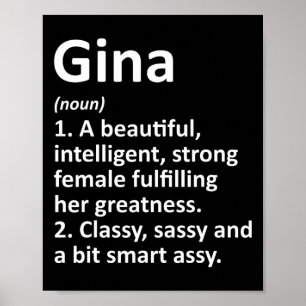 Custom Women Name Meaning Girl Mum Wife Birthday G Poster
