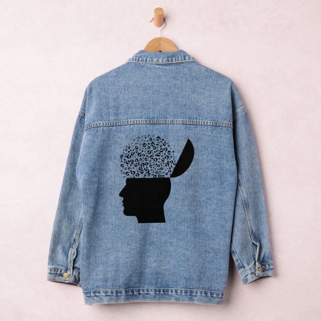 Custom Women's Denim Jacket (Jean Jacket), Denim (Hangar)
