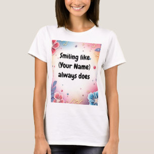 Custom Women's T-Shirt – Personalised Stylish Tee