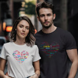 Custom Word Art Keepsake add Your words T-Shirt<br><div class="desc">A heart shaped custom word art design.</div>