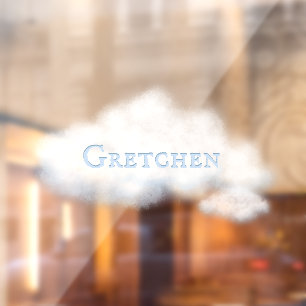 Custom Word on Fluffy White Cloud No. 1 Fairytale