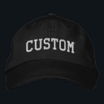 Custom Word Text Her Personalized Gift for him Embroidered Hat<br><div class="desc">Customizable trendy saying dad hat,  customized embroidery quote father mama,  personalised Christmas present from wife,  his anniversary birthday husband daddy,  son daughter mom grandpa grandma,  new baby boy girl photograph,  matching family photo prop father's,  granddaughter grandson aunt uncle niece,  mother's day mother papa nephew,  mum mommy mummy funny name</div>