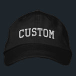 Custom Word Text Her Personalized Gift for him Embroidered Hat<br><div class="desc">Customizable trendy saying dad hat,  customized embroidery quote father mama,  personalised Christmas present from wife,  his anniversary birthday husband daddy,  son daughter mom grandpa grandma,  new baby boy girl photograph,  matching family photo prop father's,  granddaughter grandson aunt uncle niece,  mother's day mother papa nephew,  mum mommy mummy funny name</div>