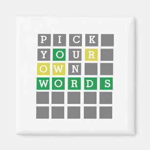 Custom Wordle Magnet