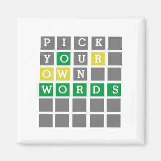 Custom Wordle Magnet