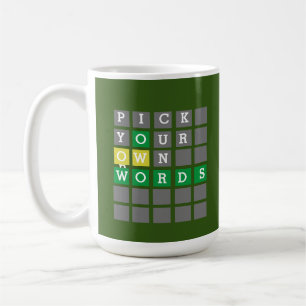 Custom Wordle Mug