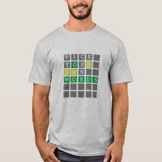 Custom Wordle T-Shirt